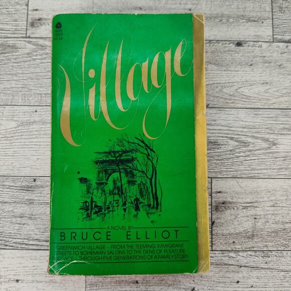 VILLAGE Bruce Elliot‎ 1982 First Avon Printing Paperback Historical Fiction - Picture 11 of 12